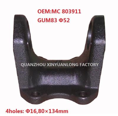 China FLANGE YOKE U-jiont Steel Yoke OEM: MC803911 GUM83 FOR MITSUBISHI TRUCK FV413 FV415 8DC8 8DC9 FRONT AXLE DRIVE SHAFT for sale