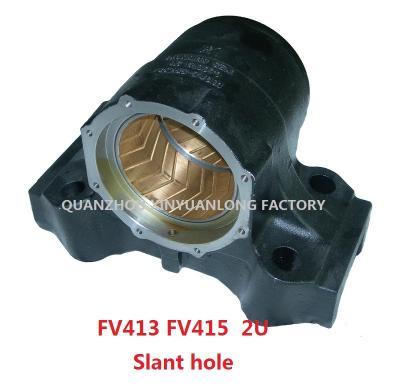 China Steel TRUNNION SPRING SADDLE SEAT BALANCE BRACKET SLOPE TYPE FOR MITSUBISHI FUSO TRUCK FV413 FV415 OEM: MC010079 MC025566 for sale