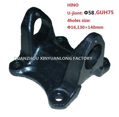 China FLANGE YOKE Universal jiont steel YOKE GUH75 FOR HINO TRUCK FRONT AXLE DRIVE SHAFT 37041-1180 for sale