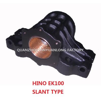 China Trunnion Steel SPRING SADDLE SEAT BALANCE BRACKET SLOPE TYPE FOR HINO HEAVY TRUCK EK100 for sale