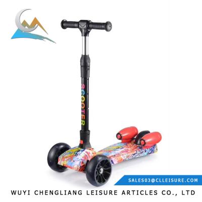 China Wholesale Cheap 2018 PU Wheel China Price Red/Blue Kick Scooter Children Kids Scooter for sale