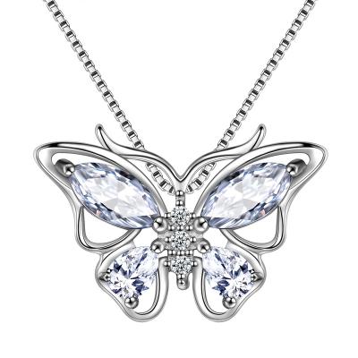 China Romantic Jewelry 925 Sterling Silver Birthstone Pendant Necklace from Wholesale OEM/ODM for sale