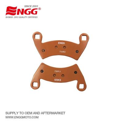 China steel & High Quality Aluminum Front And Rear Brake Pad POLAR STAR RZR 900 Atv for sale