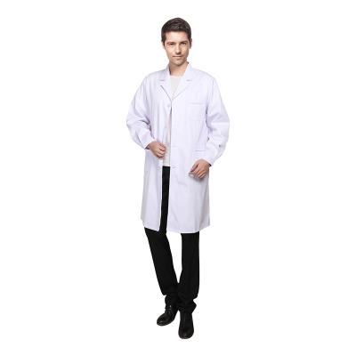 China Long Sleeve Unisex High Temperature Resistant White Medical Uniform Doctor Chemistry Lab Uniform Coats for sale