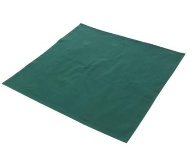 China High Temperature Resistant Hospital Use Reusable Cotton Green Washable Drape Sheets Surgical Fenestrated Drape for sale