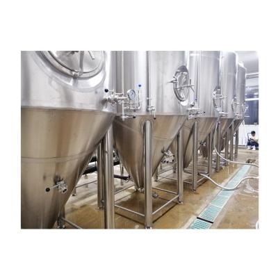 China Hotels Low Cost 5000l Beer Fermenter Shenyang Beer Yeast Fermentation Craft Beer Fermentation Equipment for sale