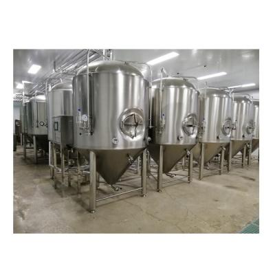 China Hotels Stainless Steel 500L 1000L 2000L Dimple Jacket Wine Fermenter Tank Bright Brewery Beer Fermentation Tank for sale