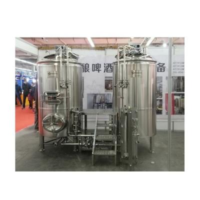 China Hotels Factory Price 100l 200l 300l 500l Steel Home Brewing Micro Craft Beer Brewery Equipment for sale