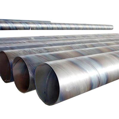 China SCH10 Anti Abrasion Spiral Steel Tube ASTM A252 Spiral Metal Pipe for sale