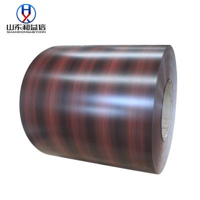 China Grano de madera Impreso 0,45 mm bobina de acero de color PPGI en venta