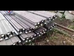 Hms1-2 Q235B 45#Mn R260 U71mn Material Grade Crane Rail Steel Railway Track Qu70 Qu80 Qu100 Qu120