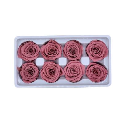 China True Forever Natural Everlasting Immortal Flower Rose Buds Everlasting Preserved Roses Wholesale 4-5cm Natural Rose Buds A Grade for sale