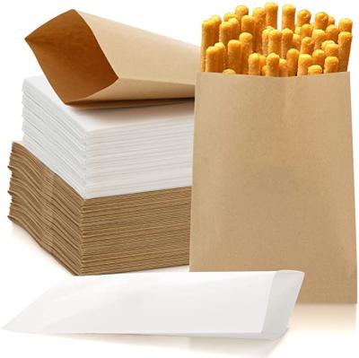 China Eco-Friendly Recyclable Small Size Doggie Paper Sandwich Brown Doggie Bag Food Grade Packaging for sale