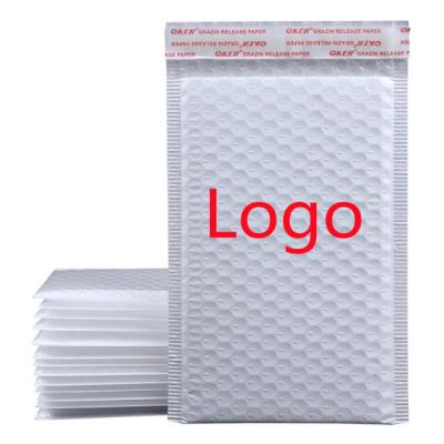 China Waterproof White Pearl Film Customize Bubble Mailer With Strong Adhesive Airbags For Packing And Shipping Tear Proof Bubble Padded En for sale