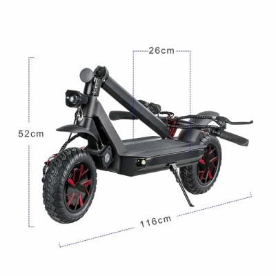 China Unisex Powerful Off-Road Scooter Portable 10 Inch Double Scooter Electrico Adult 1000w 2000w 3600w Drive Fast And Strong Scooter for sale