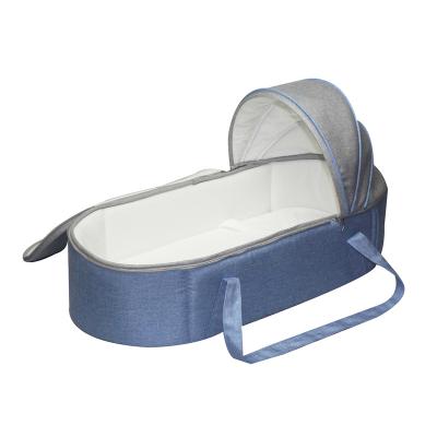 China New Modern Style Easy-carry Portable Detachable Outdoor Baby Tote Crib Bed Cradle Travel Cots for sale