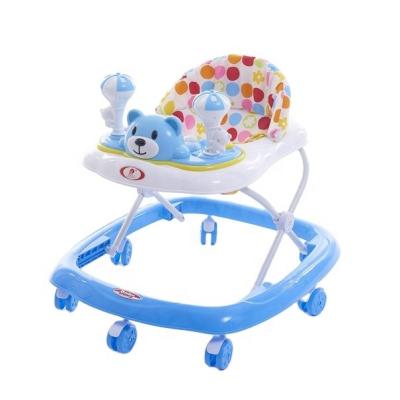 China wholesale baby canvas walker with activity table/musical flashing light walker and for baby kids new and popular baby walker for sale