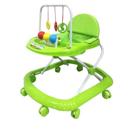 China BW-02 China Factory Wholesale Canvas 8 Wheels Plastic Baby Walker for sale