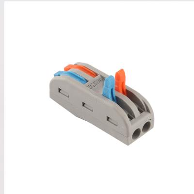 China Quick Terminal Block Cheap Compact Circuit Wire Nut Lever Power Splice Connector Push Wire Connector Embedded Connector for sale