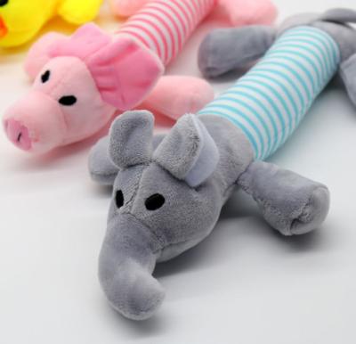 China High Safety Animal Plush Toys Dog Tooth Grinding Stripe Pig BB Stick for sale