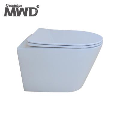 China Double-Flow Rimless Toilet Wall Hung Ceramic Toilet Toilet Bathroom M3318 for sale