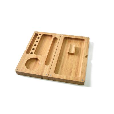 China Rolling Trays Wholesale Bamboo Roll Tray Set Custom Weed Wood Cigarette Tobacco Rolling Tray For Smoking for sale