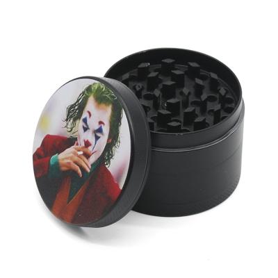 China Factory Direct Sale Metal Herb Grinder 50mm Classic Logo Zinc Alloy Herb Crusher Custom OEM for sale