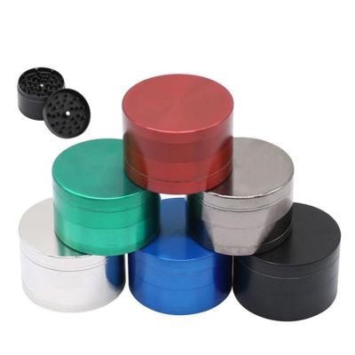 China New Custom Logo Classic 4 Layer Herb Weed Grinders Smoke Grinder Metal Tobacco Grinder Smoking Pipe for sale