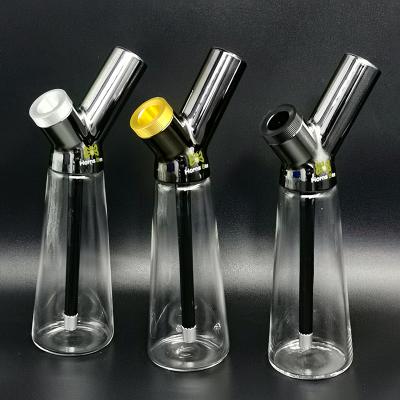 China Glass Pipes Custom Made Alpha Russian German Edelstahl Clear Glass Shisha Smoking Set Of Shesha Hooka Narguil Chicha Portable Weed Hookah Cup for sale