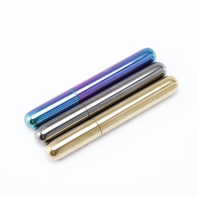 China CLASSIC Custom Cigar Tube Package Wholesale Metal Aluminum Tube For One Piece Cigar for sale