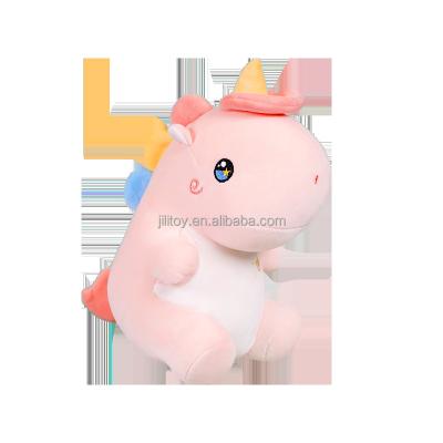 China Eco-friendly Material Make Your Own Unicorn Plush Pillow Toys For Kids Embroidery Toy 30cm 40cm Unicorn Stuffed Animal Plush Toy for sale