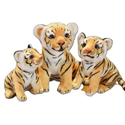 China Simulation Tiger Plush Design Your Own Eco-Friendly Material Cute Plush Toy Lifelike Tiger Stuffed Animal Plush Toy for sale