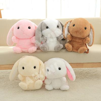 China Home Decoration/Gift 25CM Easter Bunny Plush Bag Cosmetic Plush Stuffed &Plush Toys Animal Personalized Bunny Bags for sale