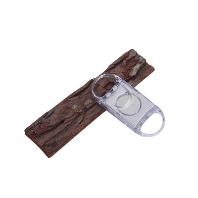 China Guillotine Cigar Cutter Plastic Cigar Cutters Custom Wholesale High Quality Splitter Double Blade for sale