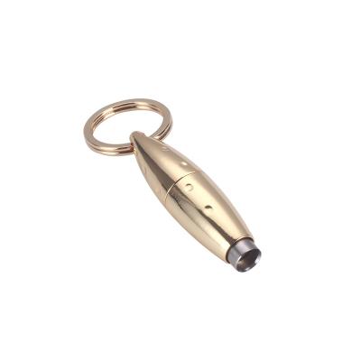 China New Season Portable Custom Made Luxury Business Accessories Sigar Zinc Alloy Key Ring Bullet Cigar Punch for sale