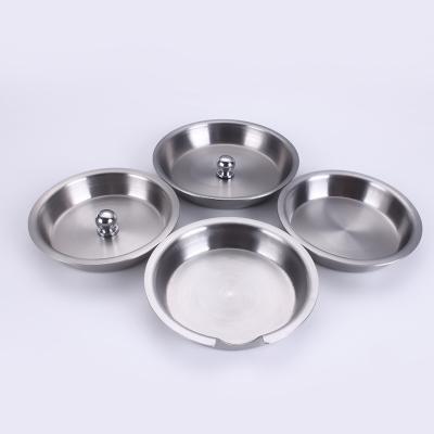 China Portable popular new arrival stainless steel double blade cigar ashtray, cigar ashtray for sale