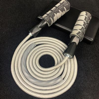 China PVC Graffiti Cotton Rope Speed ​​Jump Rope EVA Fitness Anti-skid Adjustable Length Jump Rope for sale