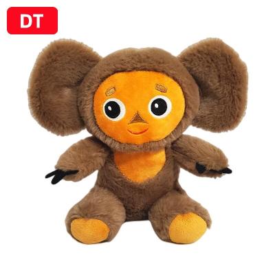 China Toy Wholesale Bulk Factory Custom Logo Soft Russia Cheburashka Big Ear Monkey Mascot Anime Plushies Plushies Stuffed Toys for sale