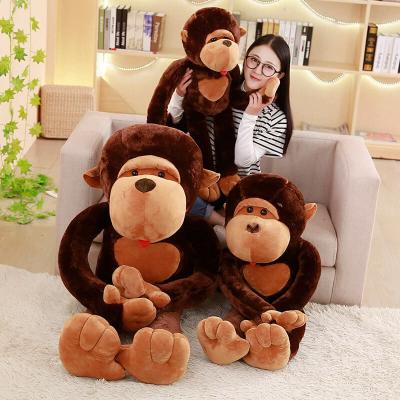 China Toy Wholesale Factory Custom Logo Personalized Big Soft Chimpanzees Monkey Plushies Plush Toys Stuffed Animals For Kid Child Baby for sale