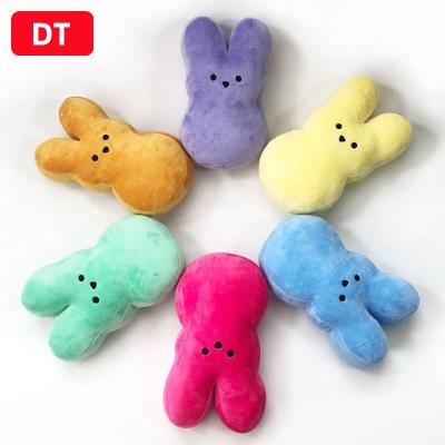 China Toy Wholesale Factory Custom Logo Personalized Soft Plush Easter Bunny Rabbit Plushies Peep Plush Toys For Kid Child Baby for sale