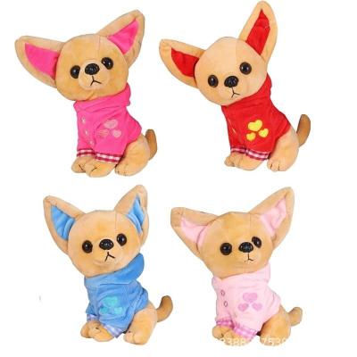 China Custom Toy Wholesale Bulk Gift Factory Logo Personalized Soft Puppy Chihuahua Dog Plushies Plush Toys Stuffed Animals For Kid Kid for sale