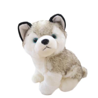 China Toy Wholesale Factory Custom Logo Personalized Small Realistic Soft Realistic Cute Husky Dog Plushies Plush Toys for sale