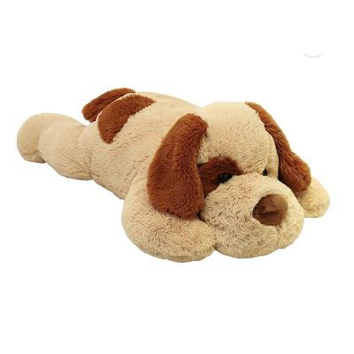 China Custom Logo Plush Toy Stuffed Animals Personalized Soft Lying Dog Plushies Factory Realistic Stuffed Toy Wholesale Bulk Gift Cute for sale