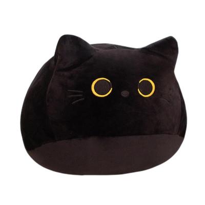 China Toy Wholesale Custom Logo Factory Personalized Cute Soft Black Cat Cushion Pillow Plushies Plush Toys Stuffed Animals For Kid Kid for sale