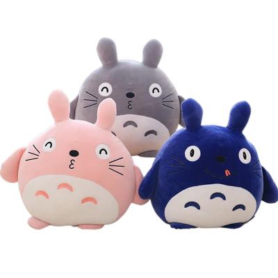 China Factory Wholesale Soft Cute Cat Totoro Squishmallow Pillow Plushies Giant Stuffed Animals Toys Anime Mascot For Kid Kid for sale