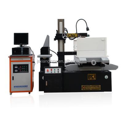 China Building material shops DK77 series cnc wire edm wirecut machine 1 year warranty high speed wire cutting for sale