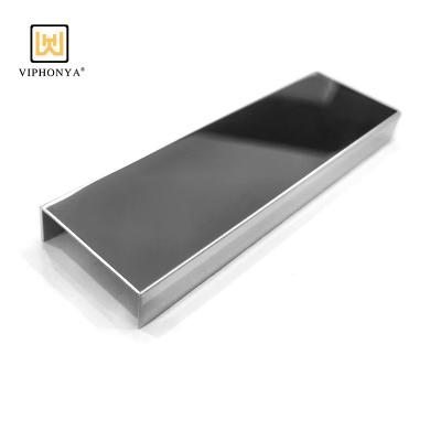 China Free Sample Modern Tile Edging Profiles Ceramic Tile Trim 304 Stainless Steel Tile Edge Trim For Floor Or Wall Decoration for sale