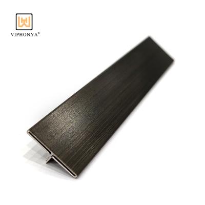 China Modern Tile Accessories Tile Edge Profiles For Floor And Wall Edges Decoration 304 Stainless Steel Tile Trim Free Sample for sale