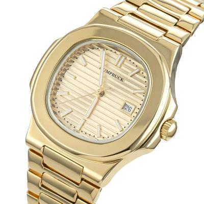 China HUMPBUCK Auto Date Watches Online Vintage Brand Luxury Watch Fashion Man Buying Luxury Wrist Watch Men for sale