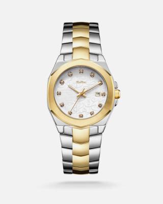 China Day/Date Cheap Price Custom Nano Dial Waterproof Quartz Watch Luxury Gold For Men for sale